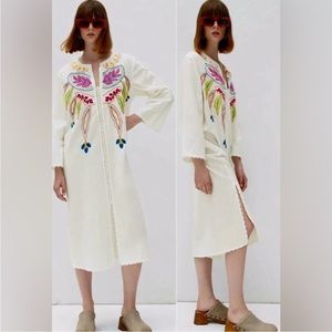 Zara Embroidered Kaftan